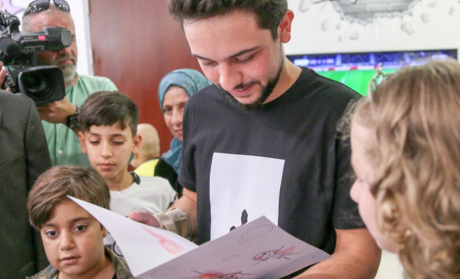 صاحب السمو الملكي الأمير الحسين بن عبدالله الثاني يفتتح كهف الأبطال