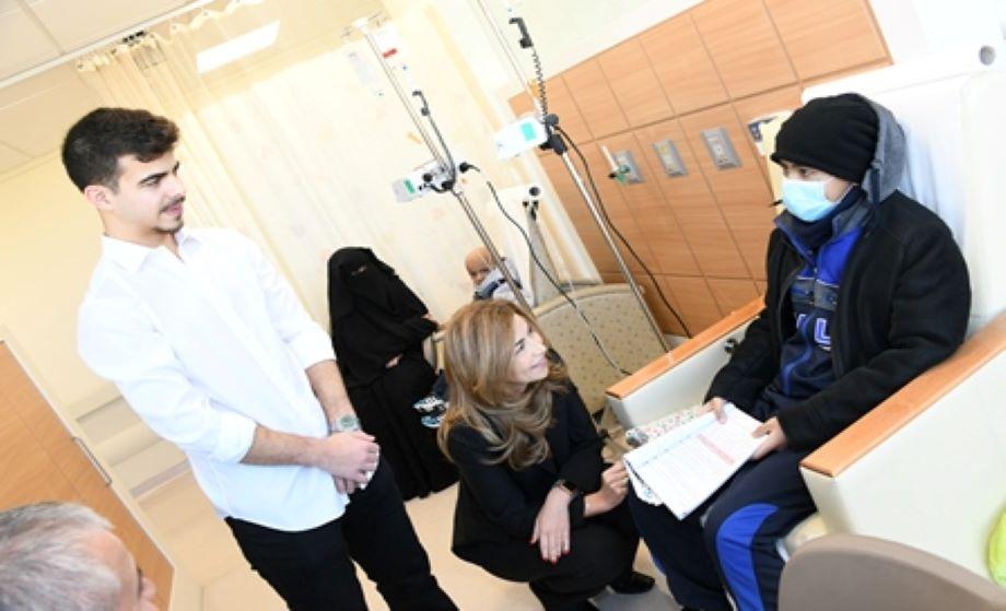 الاحتفال بنهاية عام 2019 في مركز الحسين للسرطان