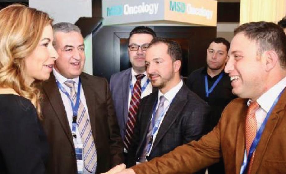 سمو الأميرة غيداء طلال تلقي كلمة الافتتاح في مؤتمر التواصل عبر الأبحاث في بيروت 
