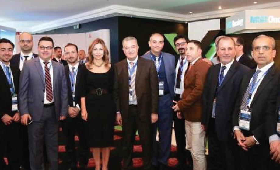 سمو الأميرة غيداء طلال تلقي كلمة الافتتاح في مؤتمر التواصل عبر الأبحاث في بيروت 