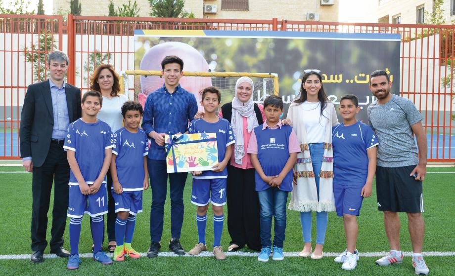HRH Prince Hussein Bin Talal Sponsors the Launch of the Goal for Life Football Tournament  