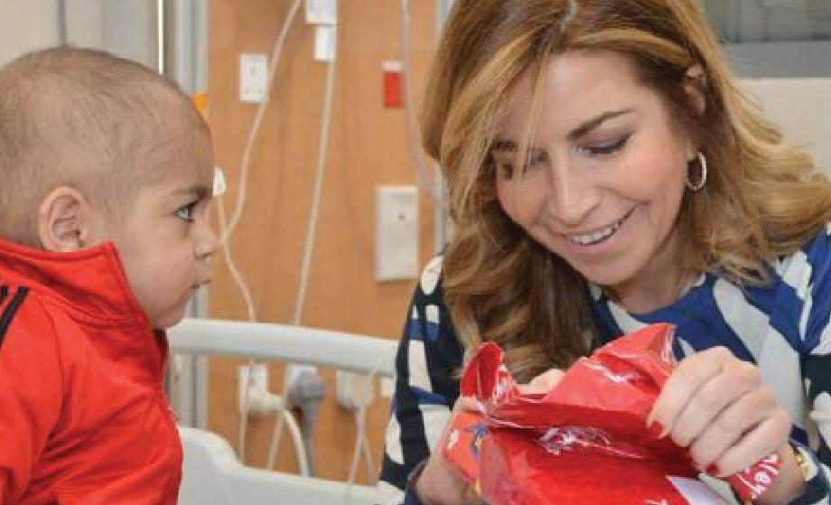 HRH Princess Ghida Celebrates Eid Al Adha With KHCC Patients 