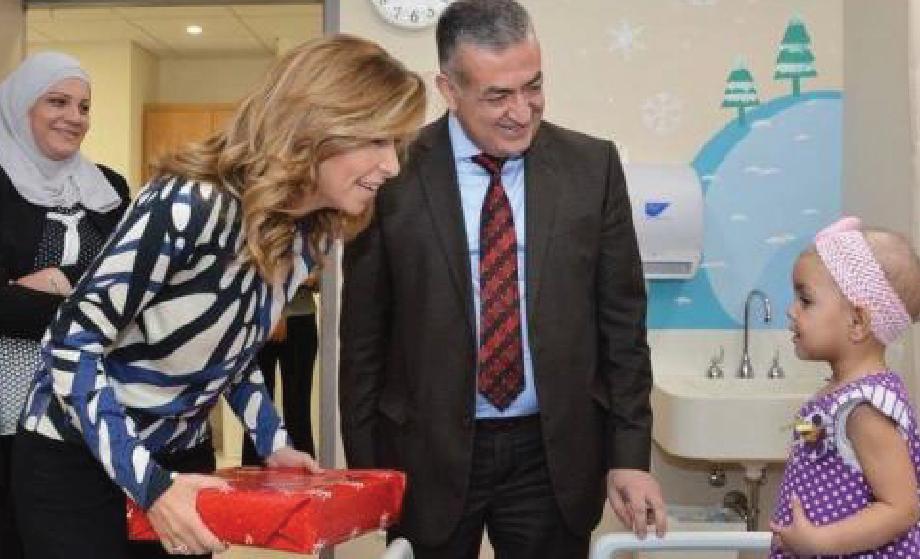 HRH Princess Ghida Celebrates Eid Al Adha With KHCC Patients 