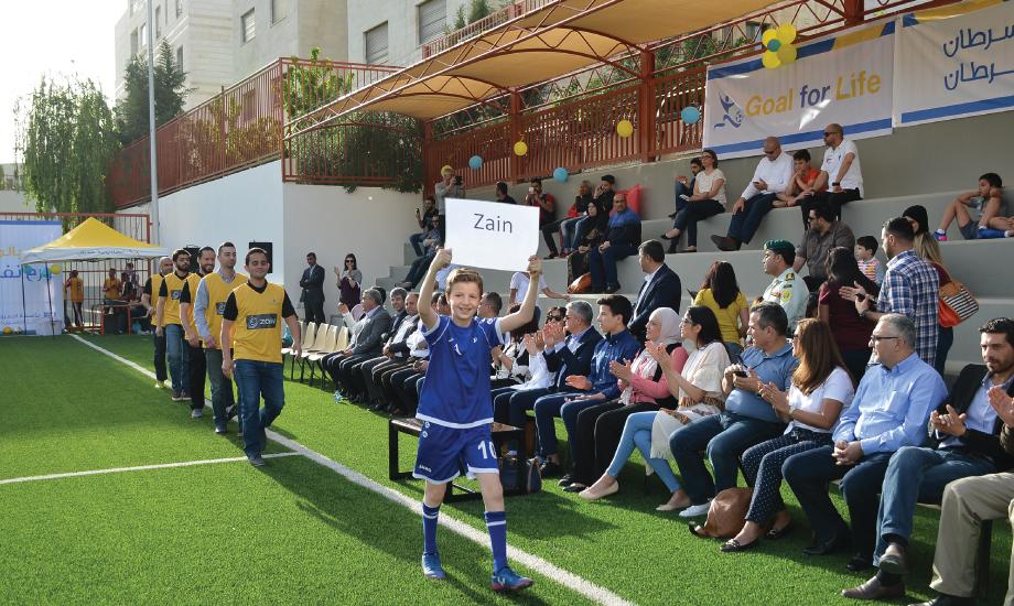 HRH Prince Hussein Bin Talal Sponsors the Launch of the Goal for Life Football Tournament  