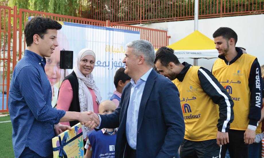 HRH Prince Hussein Bin Talal Sponsors the Launch of the Goal for Life Football Tournament  