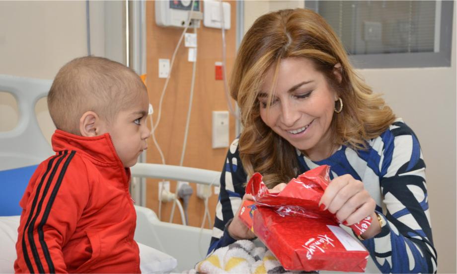 HRH Princess Ghida Celebrates Eid Al Adha With KHCC Patients 