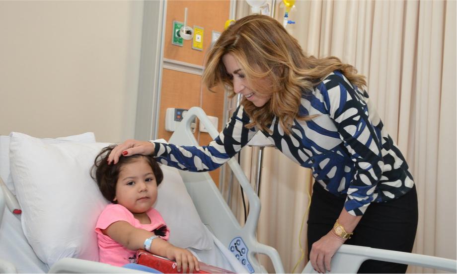 HRH Princess Ghida Celebrates Eid Al Adha With KHCC Patients 
