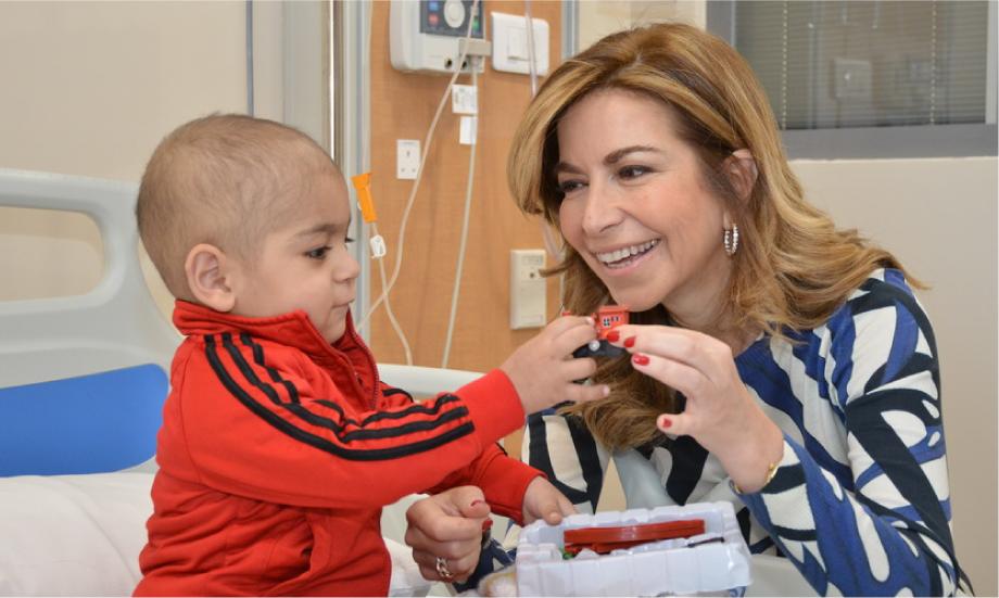 HRH Princess Ghida Celebrates Eid Al Adha With KHCC Patients 
