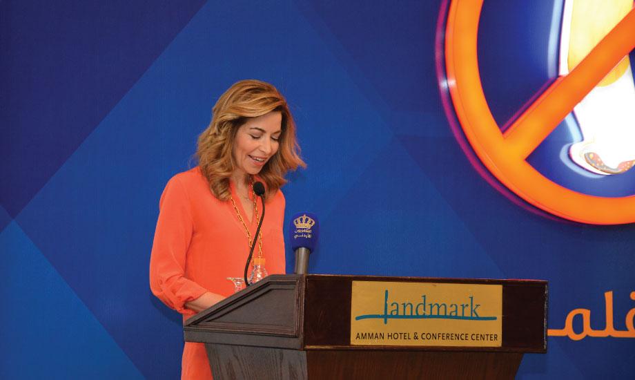   سمو الأميرة غيداء طلال تكرم الفائزين بمسابقة بالأقلام نحارب الدخان لعام 2016