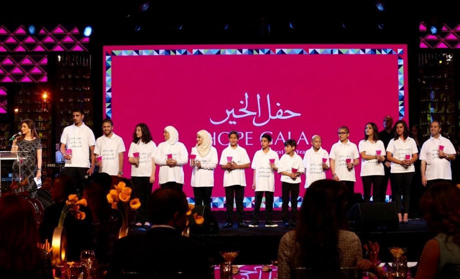 Queen Rania attends King Hussein Cancer Foundation Hope Gala Event