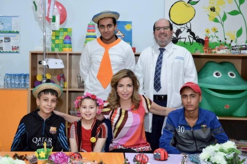 سمو الأميرة غيداء طلال تحتفل بالربيع مع أطفال المركز