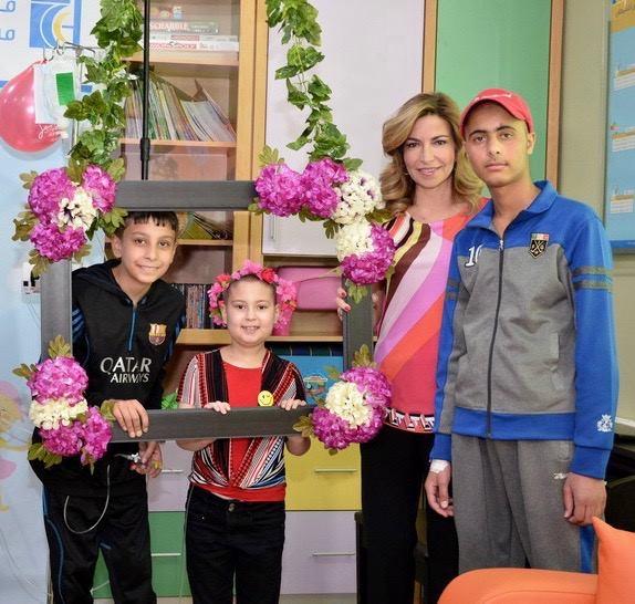 سمو الأميرة غيداء طلال تحتفل بالربيع مع أطفال المركز