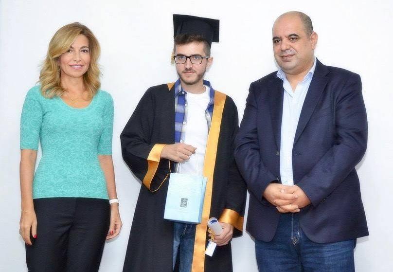 Princess Ghida Talal celebrates the graduation of KHCC's tawjihi students