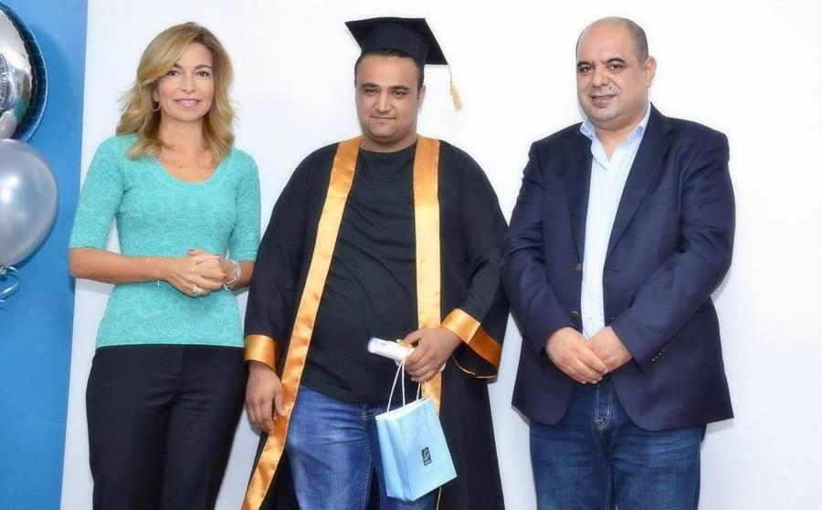 Princess Ghida Talal celebrates the graduation of KHCC's tawjihi students