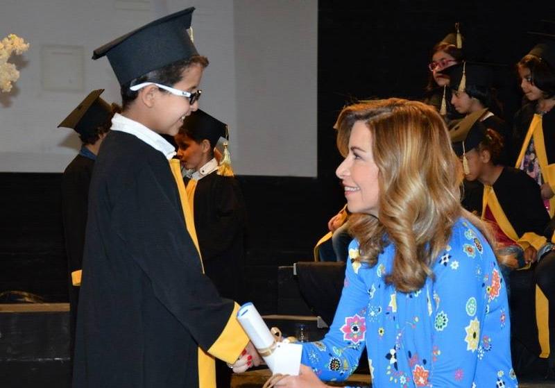 الأميرة غيداء طلال تخرج 140 طالباً من برنامج العودة إلى المدرسة للعام الدراسي 2015/2016