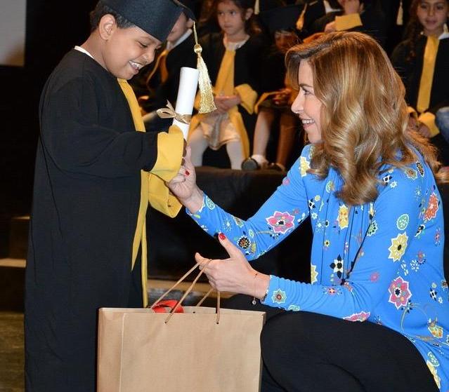 الأميرة غيداء طلال تخرج 140 طالباً من برنامج العودة إلى المدرسة للعام الدراسي 2015/2016