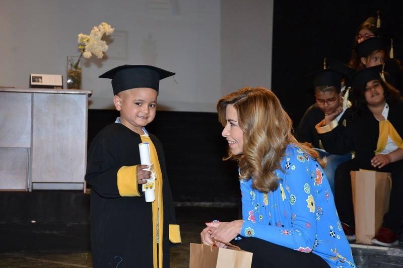 الأميرة غيداء طلال تخرج 140 طالباً من برنامج العودة إلى المدرسة للعام الدراسي 2015/2016