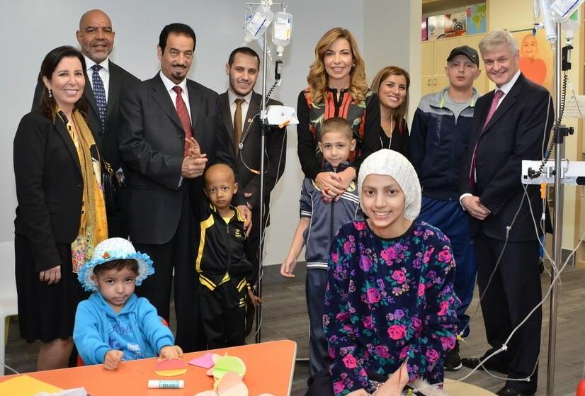 سمو الأميرة غيداء طلال تستقبل وفداً رفيع المستوى من ممثلين للبعثات الدبلوماسية والمنظمات الدولية في مركز الحسين للسرطان 