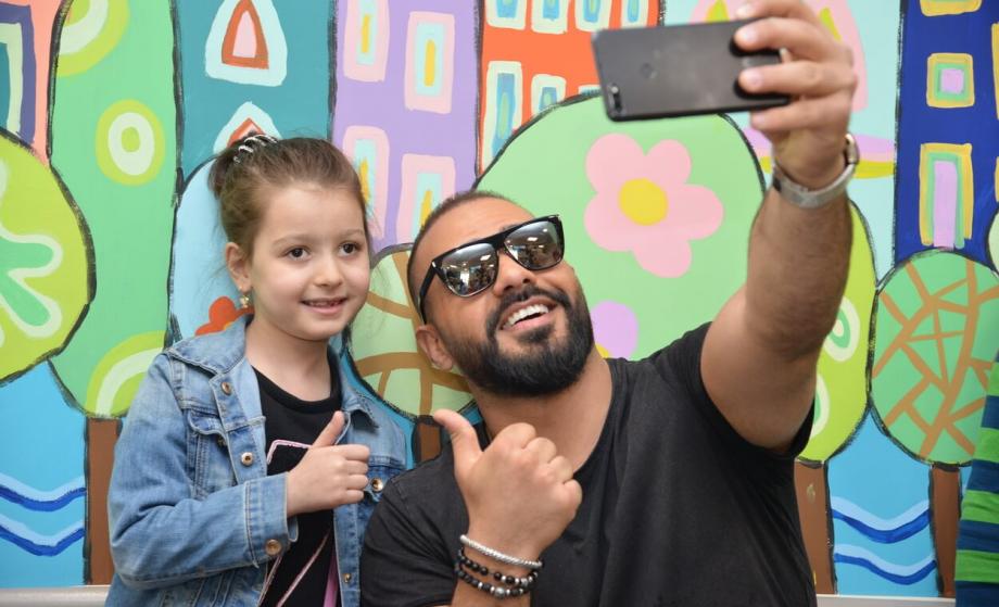 The Lebanese Singer Joseph Atieh Visits KHCC