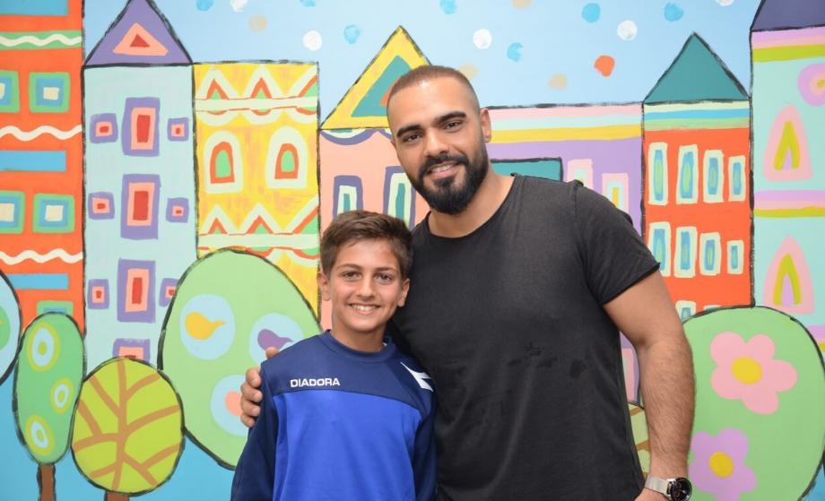 The Lebanese Singer Joseph Atieh Visits KHCC